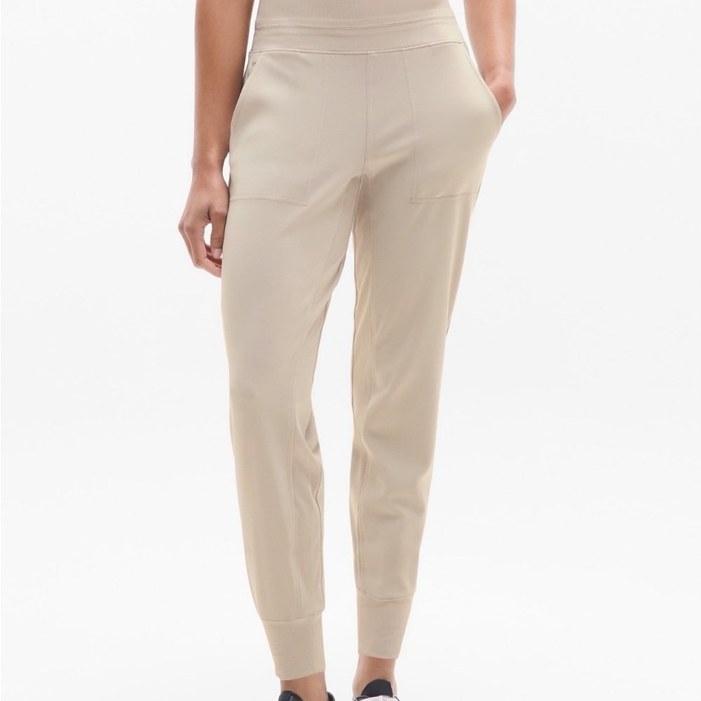 ATHLETA Venice High Rise Jogger L Large #597888-03 Abalone